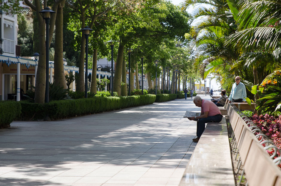 The streets of Torre del Mar, Spain